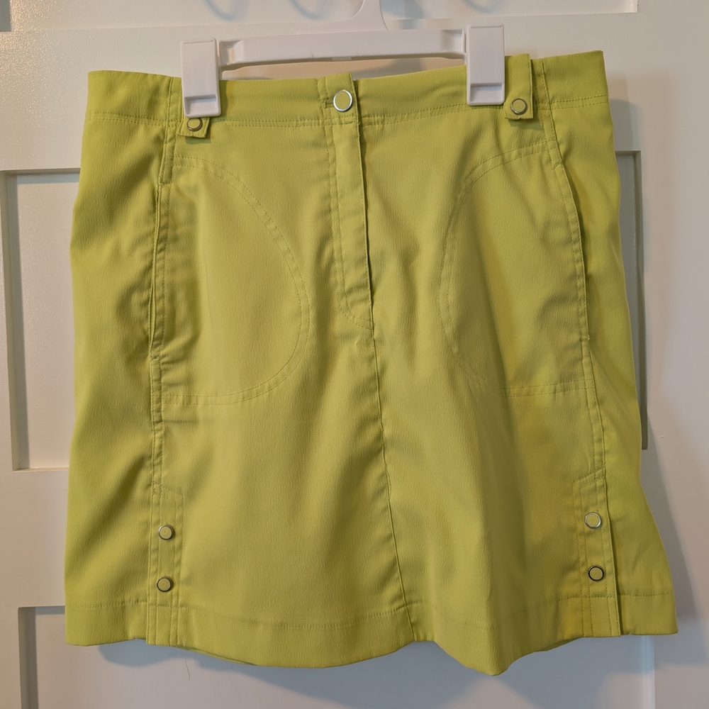 Dkny Green Mini Pencil Skirt with Cargo Style